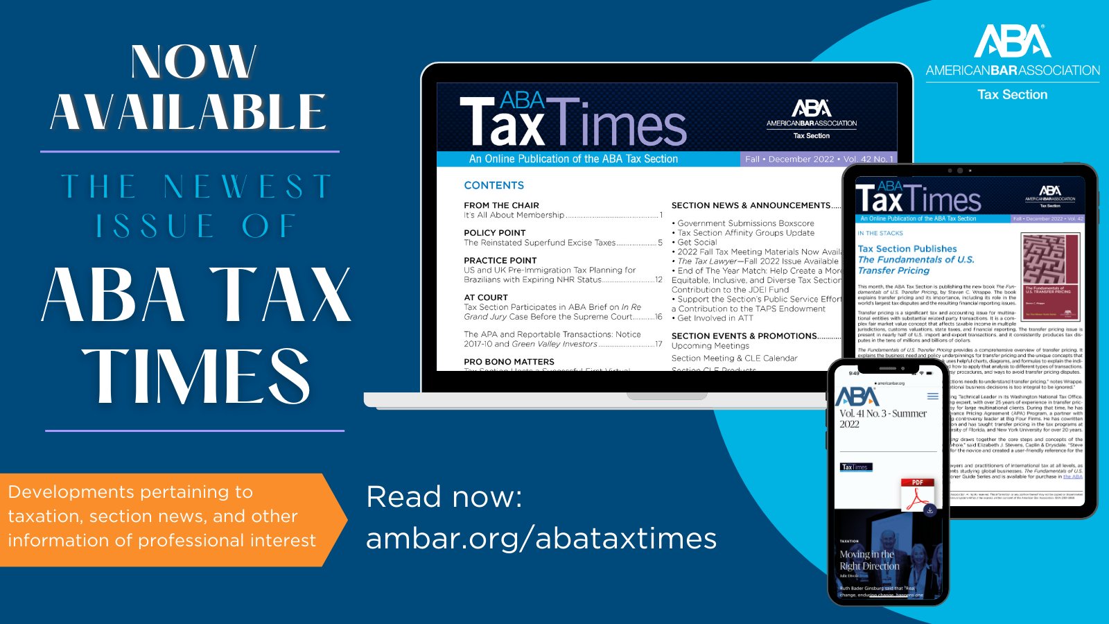 ABA Section of Taxation on Twitter "The newest issue of ABA Tax Times