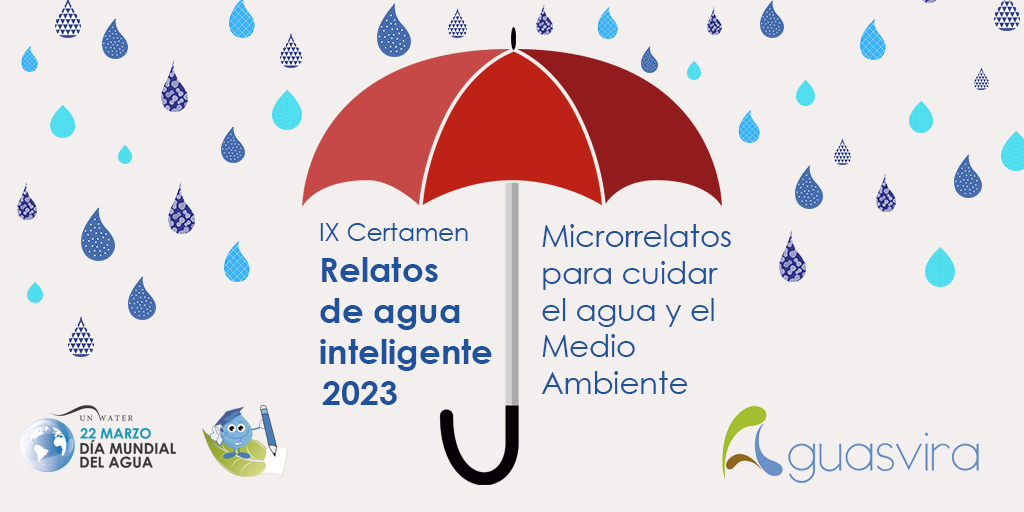 Aguasvira's tweet photo. 📢 Últimos días para participar en nuestro IX #CertamenLiterario 'Relatos de #Agua Inteligente' 🏃🏃‍♀️Tienes hasta el 22 de marzo ✍️ para participar y ganar un iPad 📝 Consulta las bases: 👉https://t.co/R0sQxbpbhs https://t.co/59xIpc3O0R