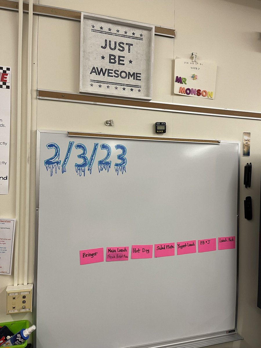 Having a little artistic fun this morning!  Hope the kids like the chilly date! 😀 🥶