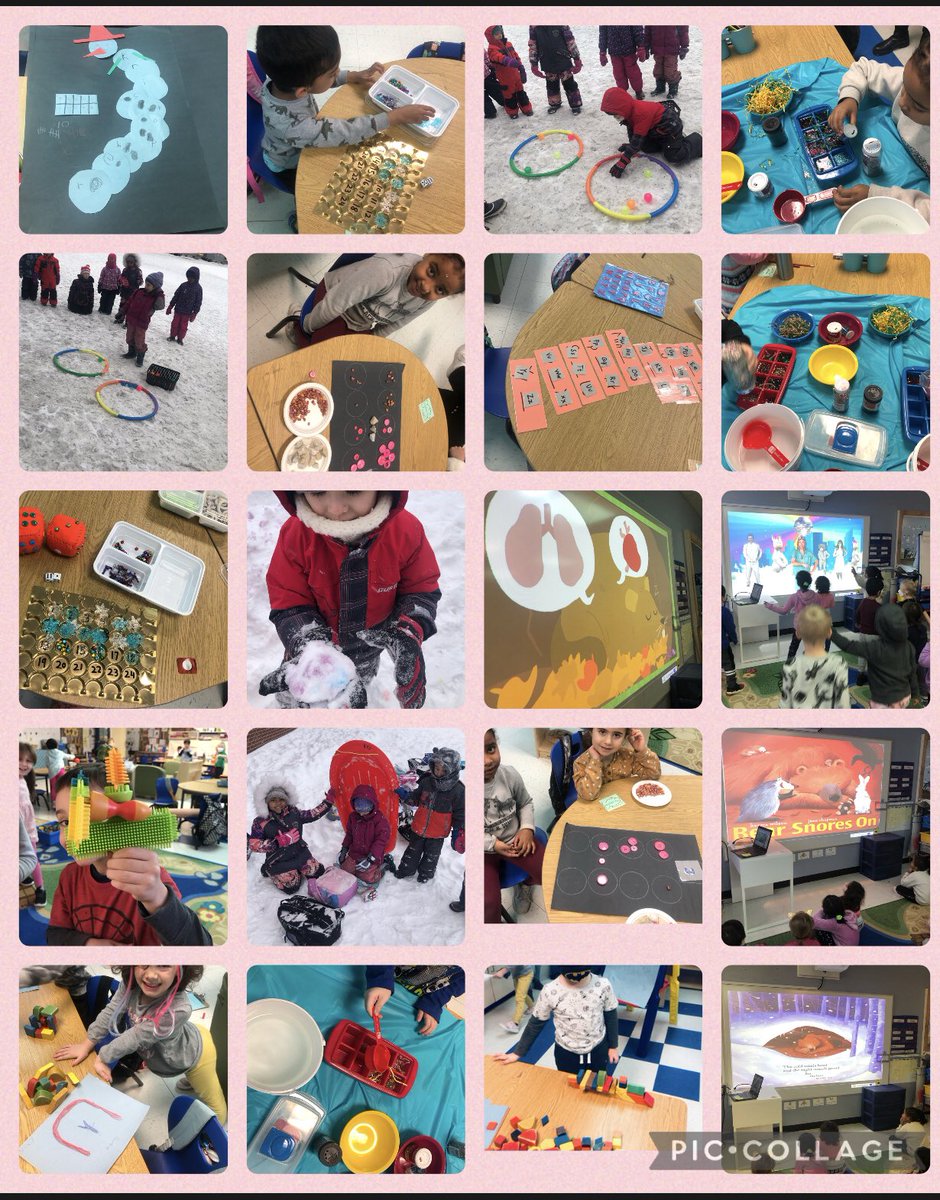 ECLearnings's tweet photo. Our Play Learning!
#SelfRegWellBeing #ProblemSolving #PlayInnovation #EarlyLearning #Hibernation #Numberline #ECE #OrderingLetters #Imagination #DemonstratingLitercyandMath #GroundhogDay #IceSunCatchers #Stem #Steam #ClassicStoriesRepresentationThoughPlay #StRitaOCSB https://t.co/5gGb7k7XHt