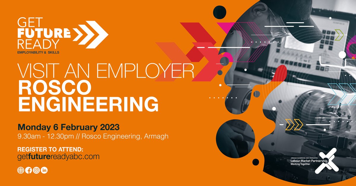 abcb_council's tweet photo. During this month's #GetFutureReady series, a range of employer visits are happening - providing a great way to hear about local #jobs & companies: #RoscoEngineering 6 Feb / @UlsterCarpets 8 Feb / @SFMEngineering 10 Feb / @AlternativeHea4 22 Feb. More 👉 https://t.co/4YX26UOVp7 https://t.co/Np06RFDmmX