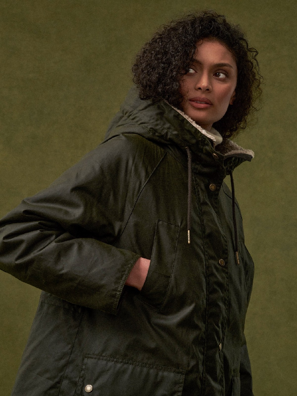 Barbour hooded discount