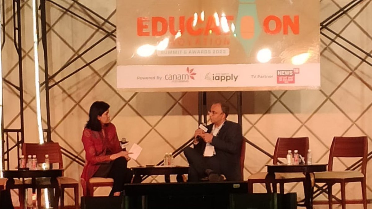 EntrepreneurAPJ's tweet photo. Fireside Chat

@asrikrishna - @timesproindia &amp; @Maryaritu - @FranchiseIndia &amp; @EntrepreneurIND APAC at Education Innovation Summit and Award 2023.

#EdSummit2023 #opportunityindia #EntrepreneurIndia #Educationindia #Educationshow #Pannellist #Edtechindustry #Educationindustry https://t.co/sDSD86UD3e