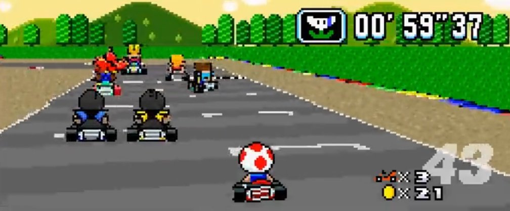 Scorpion and Sub-Zero spotted in Super Mario Kart!