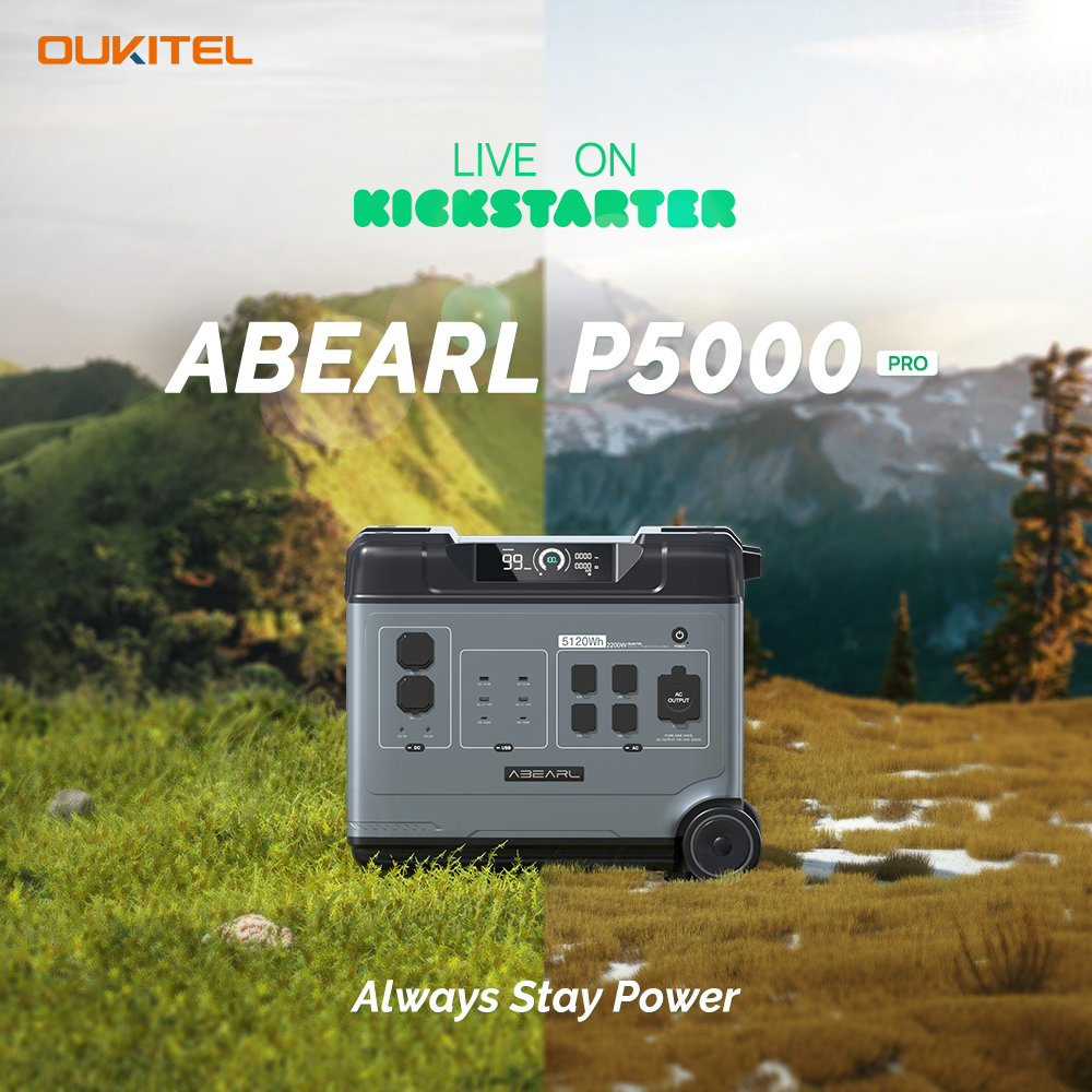 oukitelmobile's tweet photo. 🔥#oukitel #P5000 Pro Available Now On #KICKSTARTER 

🌳Quiet, Eco-friendly, Reliable and Cost-effective
🌍Unlock a Sustainable planet with #Oukitel Power 

#portablepower #greenpower #powersolution #backuppower #homepower #homeenergy #poweroutage #poweroutdoors #solar #offgrid https://t.co/CLTQ9yAg7H