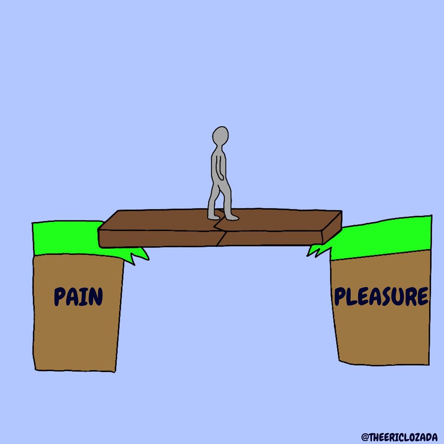 14 Powerful visuals about psychology, pain, and life:

1.