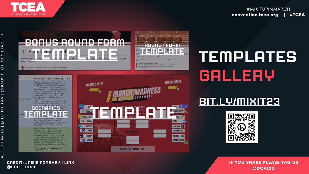 Here is my #tcea parting favor to all of you in case you missed my session! Here is a link to the full presentation AND the templates we used to build our March Madness #edtech tournament!

🏀❤️🏀 bit.ly/mixit23

#canva #gafe