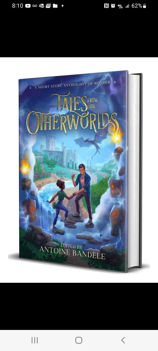 Have you ever fallen in love with a hardback book???❤️🔥💯 Tales from the Otherworlds comes in hardback with a dust jacket!😍🔥💯 #middlegradefantasy #middleschool #readerscommunity #writerscommunity #fantasybooks