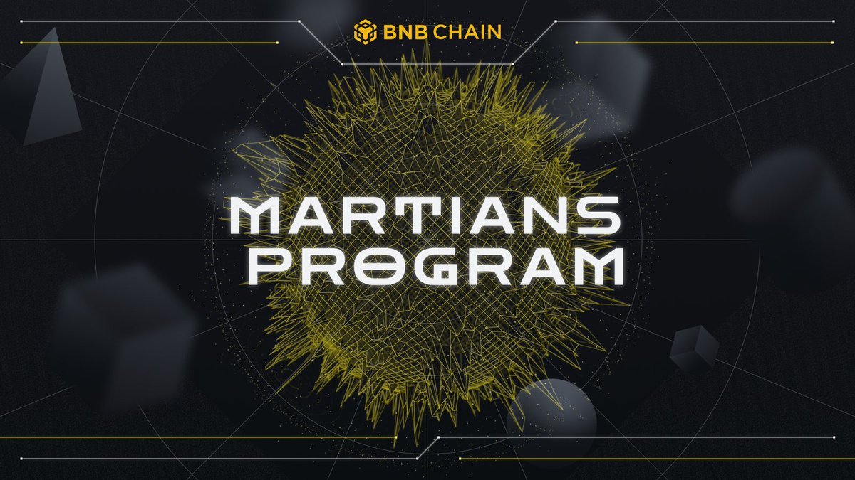 Join our Web3 Martians Program and be a part of shaping the future of technology! 🌕🚀

The program is divided into three chapters:

🟡Student Ambassadors 
🟡Community Specialists 
🟡Tech Advocates 

🚀Apply here: forms.gle/QcTZ9CoMxhSMCn…