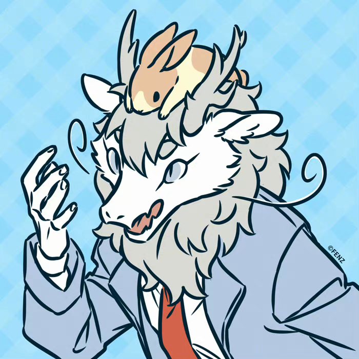 うさぎ入りプロフィール画像〜 #非人哉 #プロフィール画像 #うさぎ