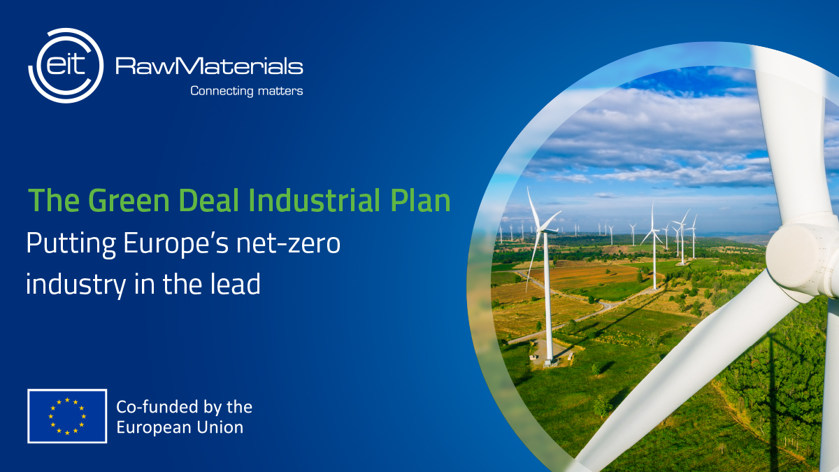 EIT RawMaterials welcomed the presentation <a href="/EU_Commission/">European Commission</a>'s  #GreenDeal Industrial Plan blueprint to ensure our climate neutrality ambitions translate into competitiveness and jobs. 

Find more information here 🔗:bit.ly/3wUHFu
