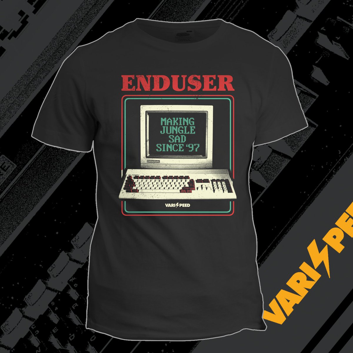 It's <a href="/Bandcamp/">bandcamp</a>  day. What better time to snag yourself the latest limited edition <a href="/lynnenduser/">enduser</a>  t-shirt!

varispeed303.bandcamp.com/merch/enduser-…
