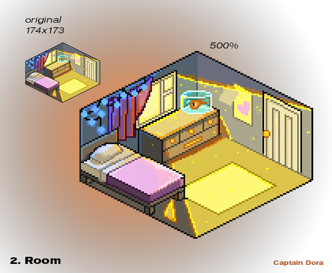 captaindoraora's tweet photo. #pixelart #pixel #aseprite #8bit #16bit #pixelartdesign #character #characterdesign #Isometric #gameart #spriteart  #ドット絵 https://t.co/BV9VJxlaBr