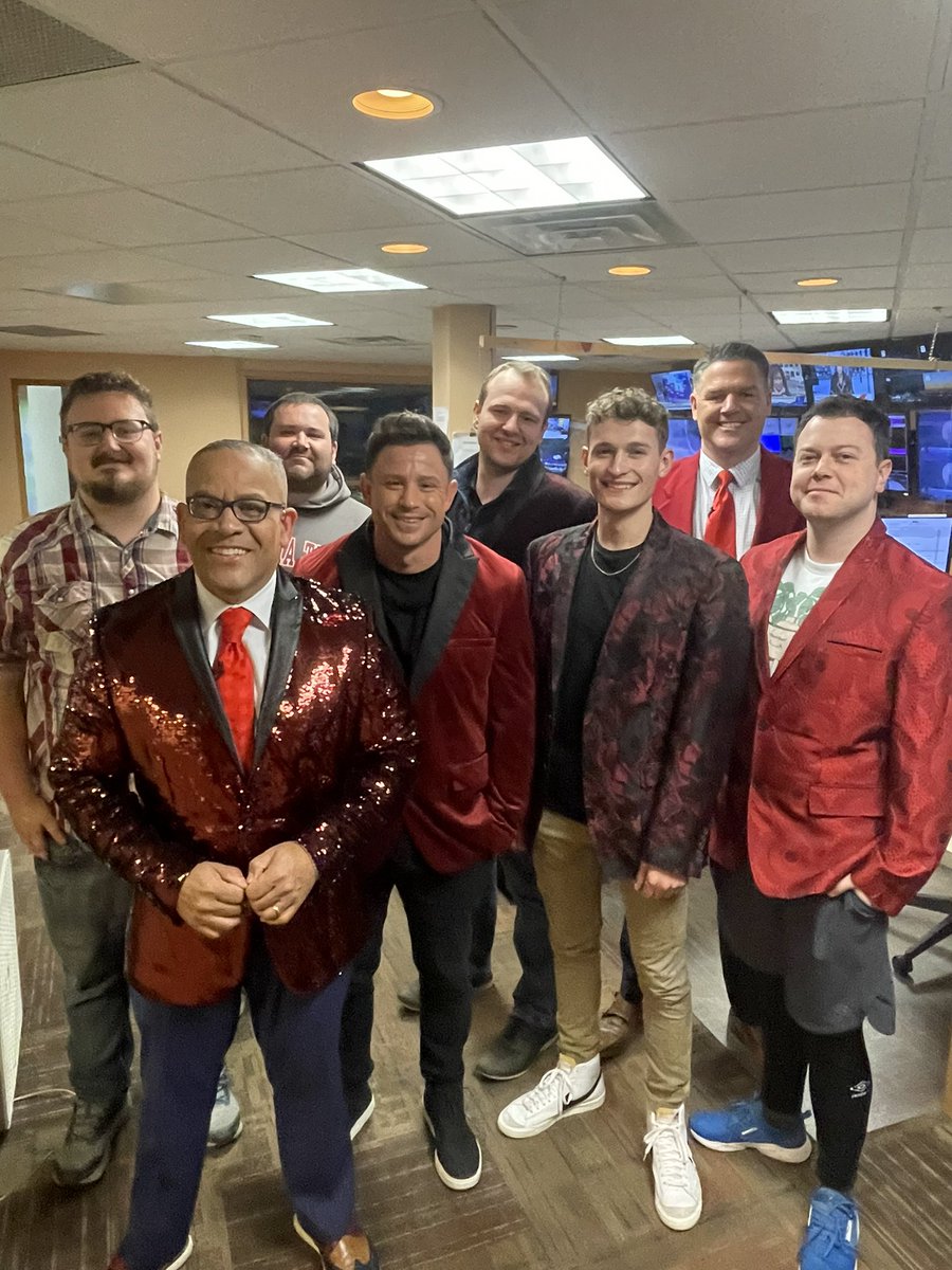 Several of my colleagues <a href="/wrtv/">WRTV Indianapolis</a> agreed to sport some of my red suit jackets as we observe #GoRedForWomen to encourage living heart healthy. <a href="/ToddKlaassen/">Todd Klaassen</a> <a href="/carlmitchell/">Carl Mitchell</a> <a href="/AHAIndiana/">American Heart Association Indiana</a>
