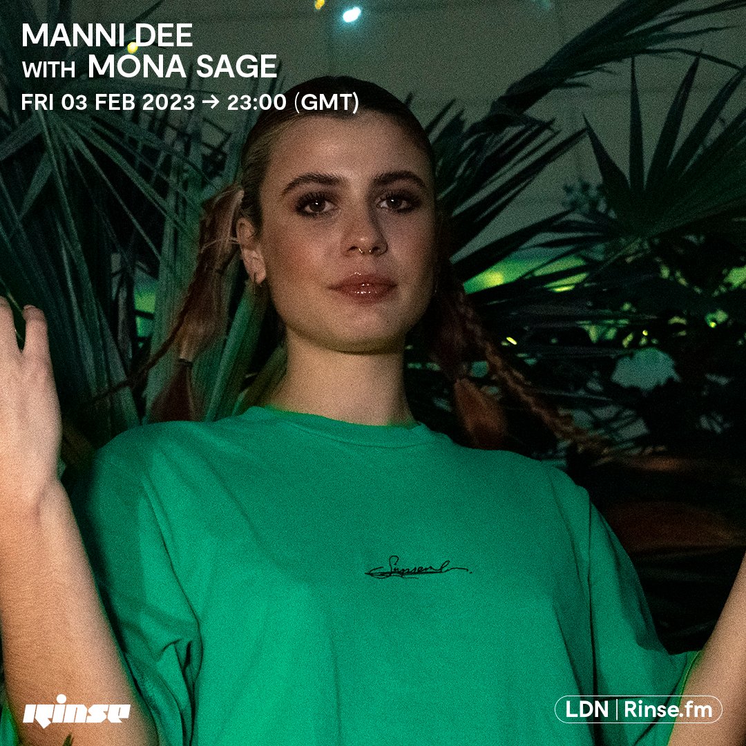 RinseFM's tweet photo. LIVE: it's #ManiDee with #MonaSage on https://t.co/6hLtrLYXyq + 106.8FM

#RinseFM https://t.co/8p3aTDkJ1G