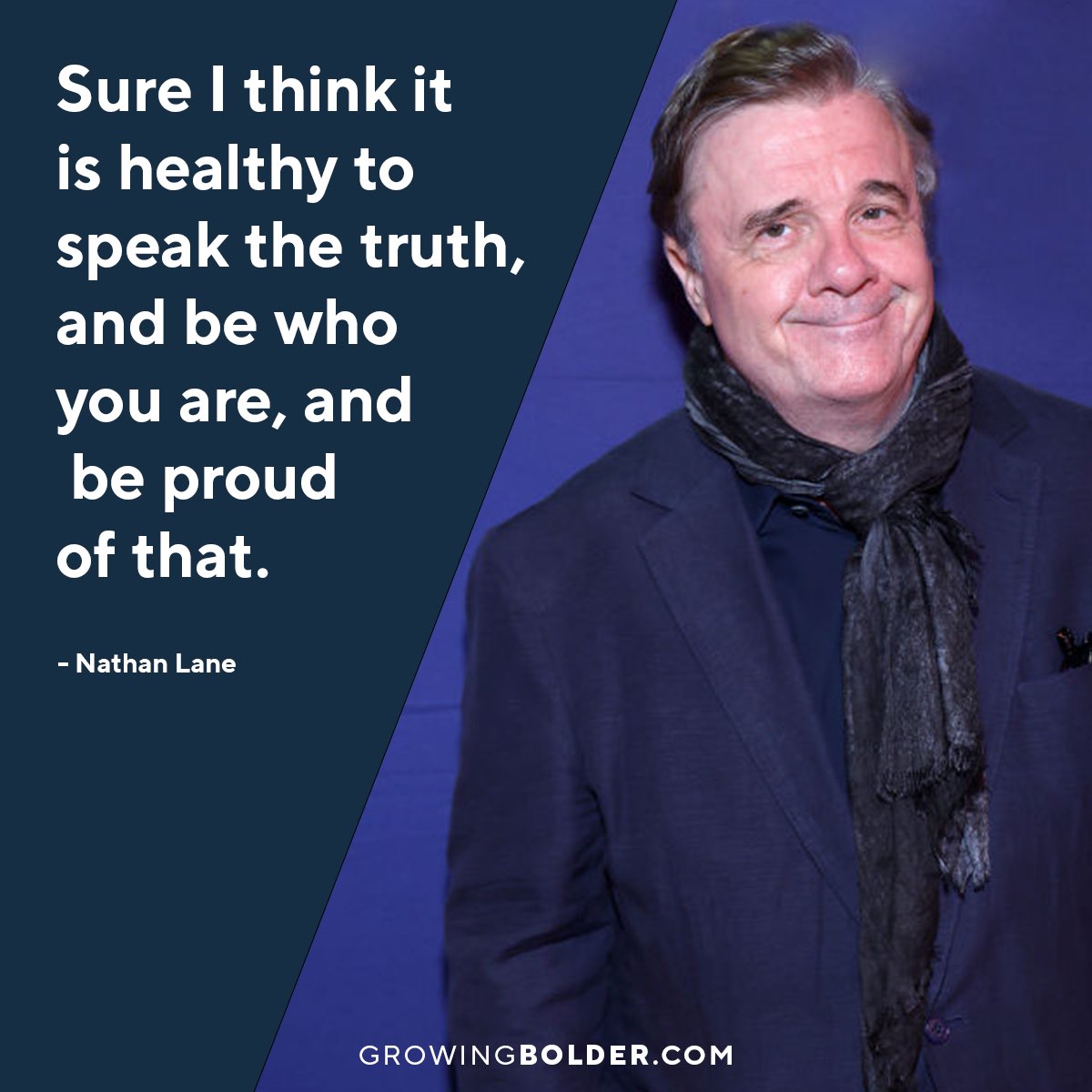 Happy 67th Birthday to you, Nathan Lane! Thanks for all the laughs and living your authentic life! 