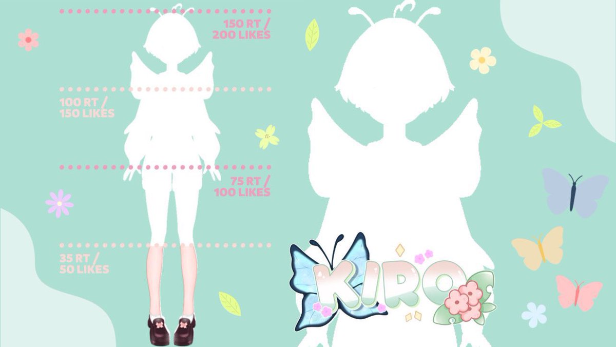 Hemos estado muy cerquita de llegar a la meta así que como premio os dejo mis piececitos para que os hagáis una idea… 😏🦵🏻

¿Que os parece? 👀 

#VtuberES #Modelreveal #Debut2D #VStreamer