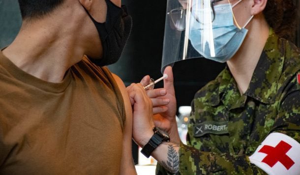 hollyanndoan's tweet image. Covid shots @CanadianForces accounted for an average 85% of medically reported “adverse effects” due to vaccination, new data from @NationalDefence shows. blacklocks.ca/military-count… #cdnpoli