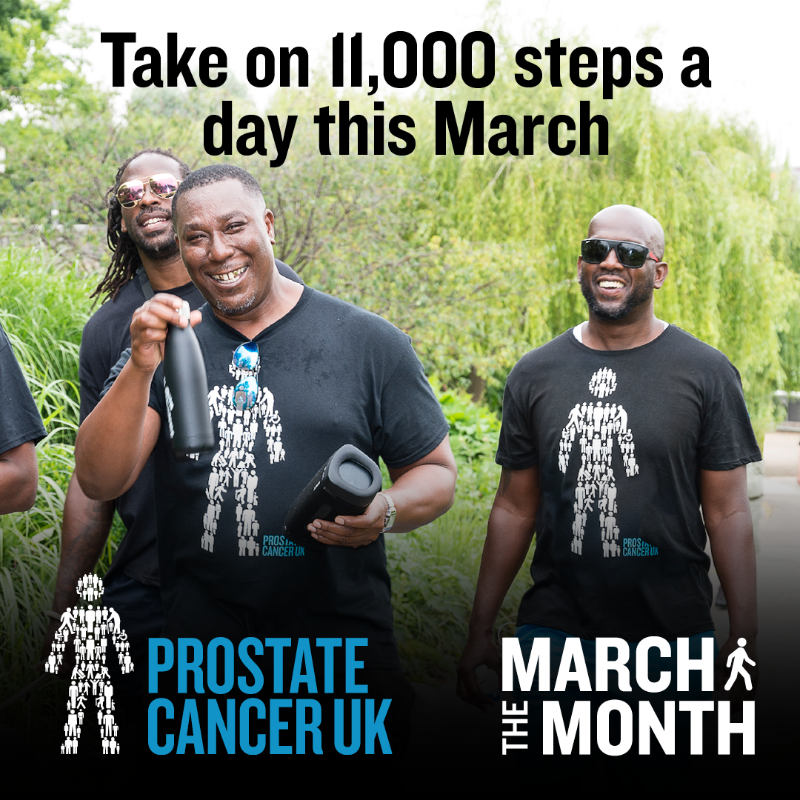 ProstateUK's tweet photo. Are you a rookie rambler or a seasoned stroller? Whichever you are, get your friends and family together to take on #MarchtheMonth and help save men’s lives.👊