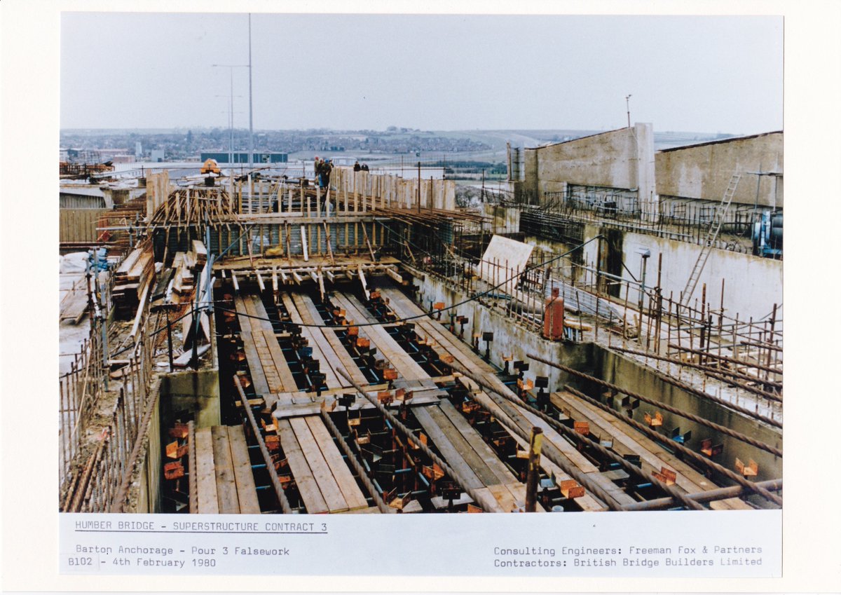 In early February 1980, the bridge was really starting to take shape 
#humberbridge #engineering #ukengineering #bridge