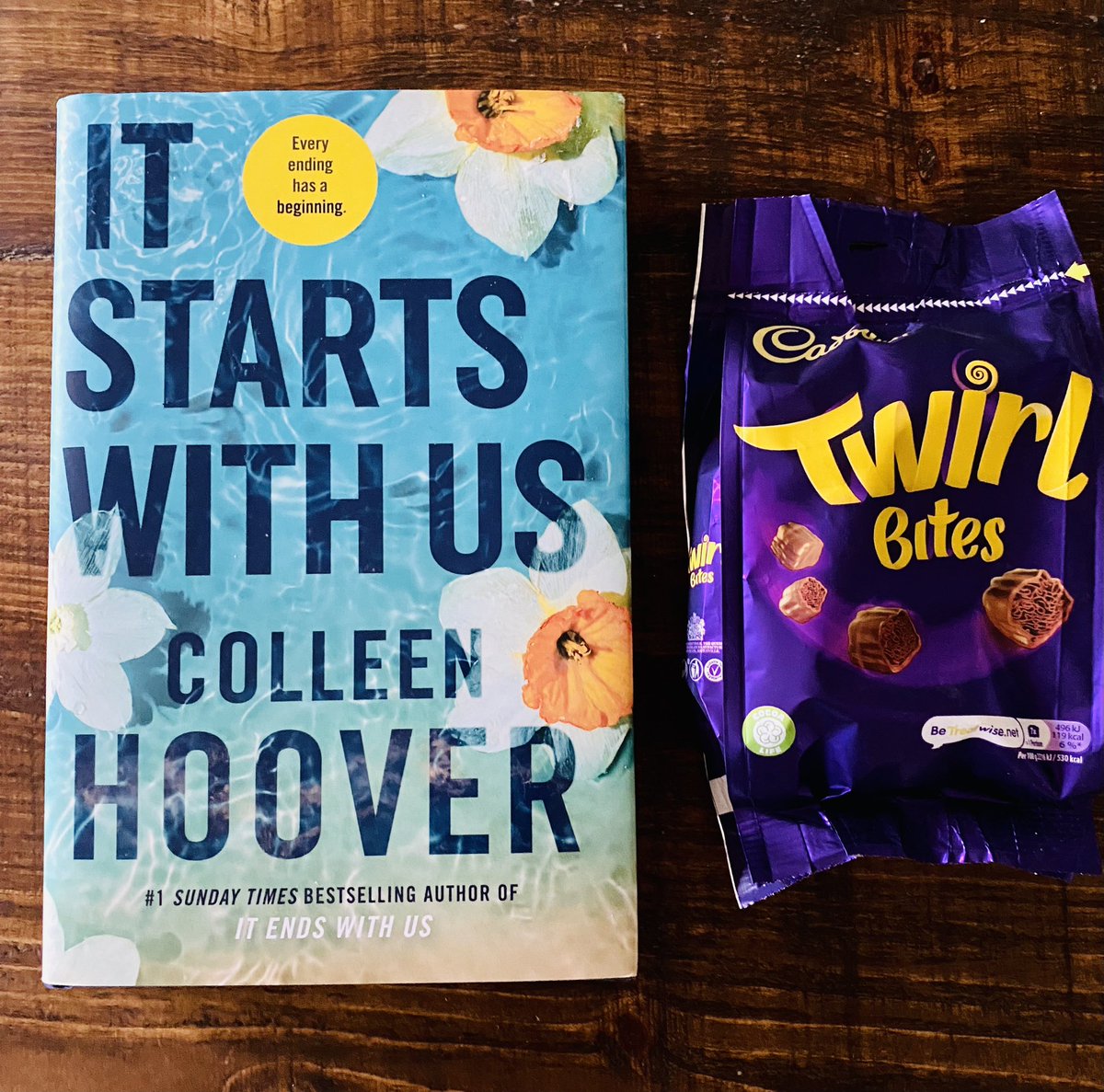 Happy Friday everyone, this weeks #giveaway is here. #win a copy of It Starts With Us and a packet of Twirl Bites. RT &amp; follow to enter. UK only. Closes 06/02/23 at 11.59pm.