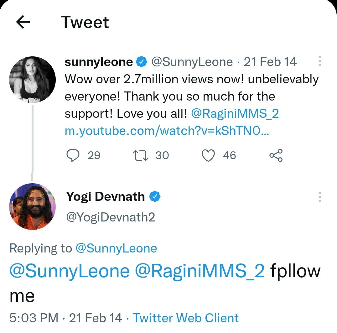 Rofl_Sahil's tweet photo. @YogiDevnath2 हिंदू-मुसलमान तो होते रहेंगा योगी जी, 
लेकिन आप ये बताओ Sunny Leone ने फाँलोबॅक दिया के नही आपको ? 😜😜 https://t.co/Ouf6hrFpFQ