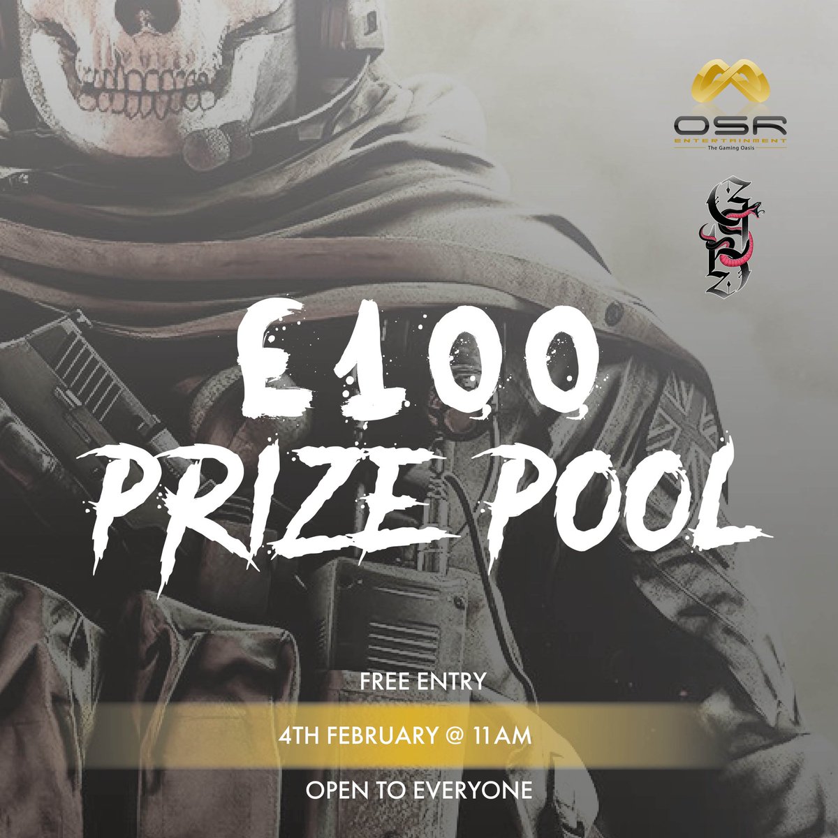 2 more spots left : play.toornament.com/en_GB/tourname…

<a href="/GrindSetBaddies/">GrindSetBaddies (GSB)</a> x <a href="/oasisriftent/">Oasis Rift</a> 

Opening kill race warzone tournament.

Should be a good laugh
