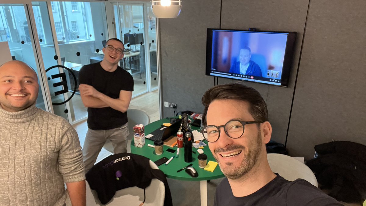 DamsonCloud's tweet photo. πFeel Good Friday π
We had such a good time meeting up last week, we decided to do it all over again this week! And as a truly remote business, Dan joined remotely for a great team day with Fintan, Ruben and Sven.
#team #meetings #googleworkspace #damsoncloud https://t.co/0893BsRyT1