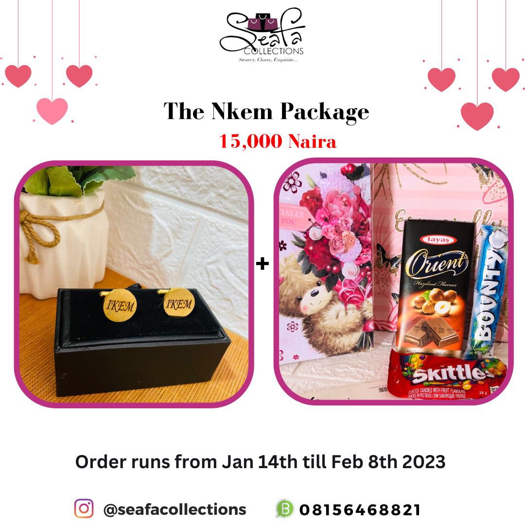 FaithIdebuemi's tweet photo. Something for the men in your life๐๐๐๐
Itโs 11 days to Valentine ๐ฅณ๐ฅณ
What are you getting for your bae/boo????
Send a dm to order.
#SeaFaCollections #february14th #valentinepackages #valentineinlagos #affordablevalentinegifts #giftpackagesinlagosmainland #love #val https://t.co/LojvYHrXjn