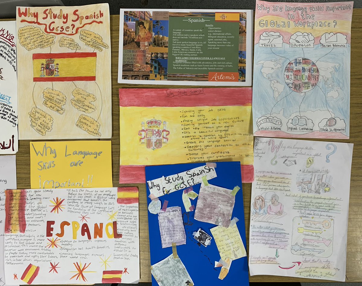 malonelanguages's tweet image. Our Year 9 pupils took part in a poster competition to celebrate Languages Week NI. The winning entries will judged by NICILT at Queens University. Good luck everyone🤞