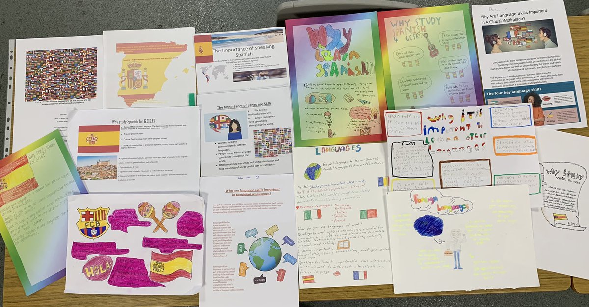 malonelanguages's tweet image. Our Year 9 pupils took part in a poster competition to celebrate Languages Week NI. The winning entries will judged by NICILT at Queens University. Good luck everyone🤞