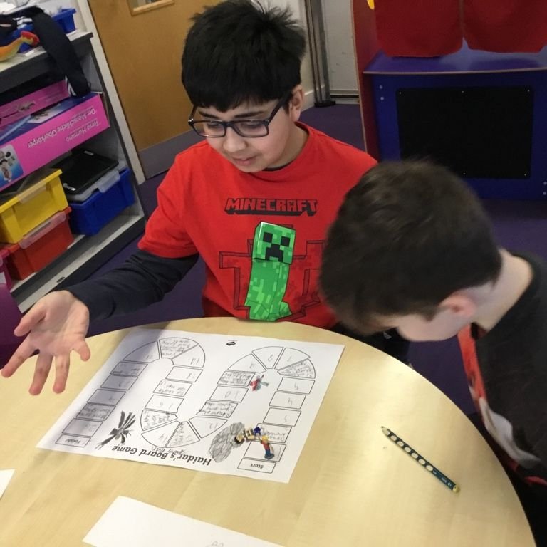 hr_erp's tweet image. As part of @NSPCC Number Day in Purple Room we designed, and made our own Board Games including Mathematical Challenges. @HaxbyRoad #MakeMathsFun #NSPCCNumberDay