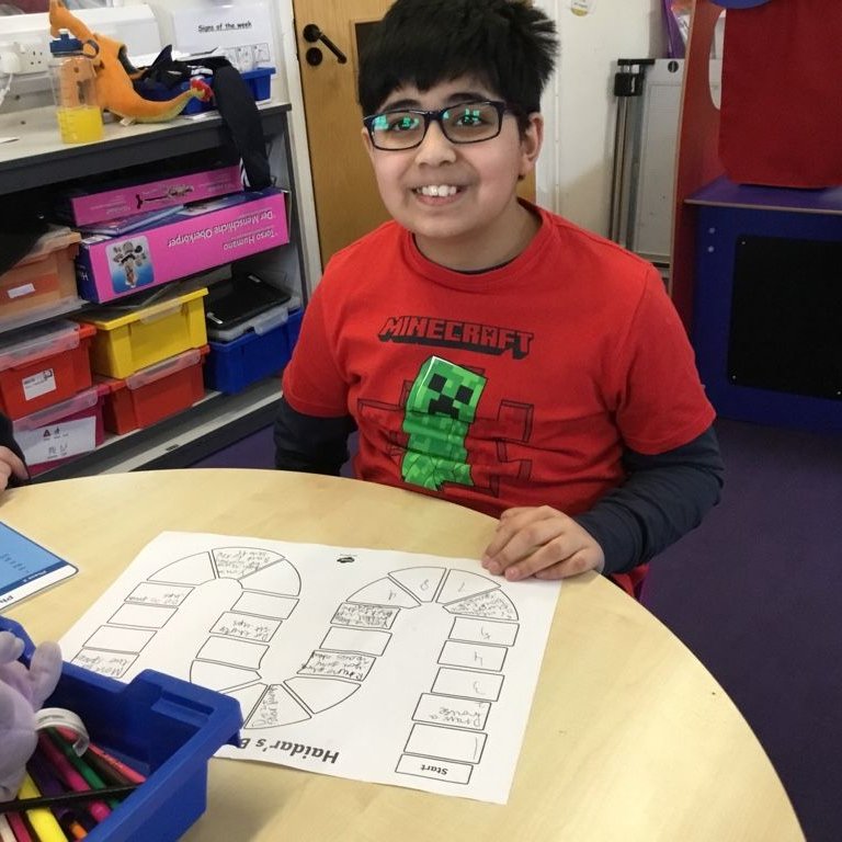 hr_erp's tweet image. As part of @NSPCC Number Day in Purple Room we designed, and made our own Board Games including Mathematical Challenges. @HaxbyRoad #MakeMathsFun #NSPCCNumberDay