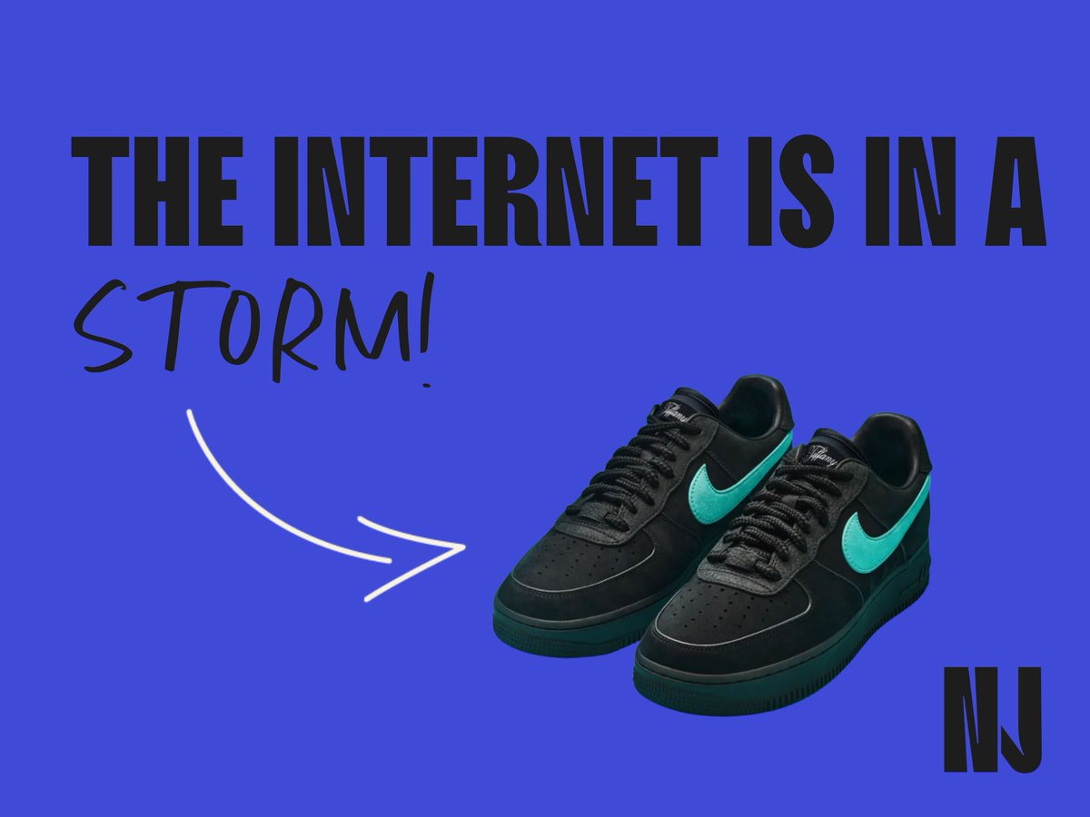 Nike and Tiffany have done it again! Their collaboration has had the internet in a storm. Read our recent blog ➡️ shorturl.at/cksEK

#Collaboraton #Collaborate #BigBrands #Nke #Tiffany #Business #Marketing #MarketingAgency #DigitalMarketing #TeamNJ