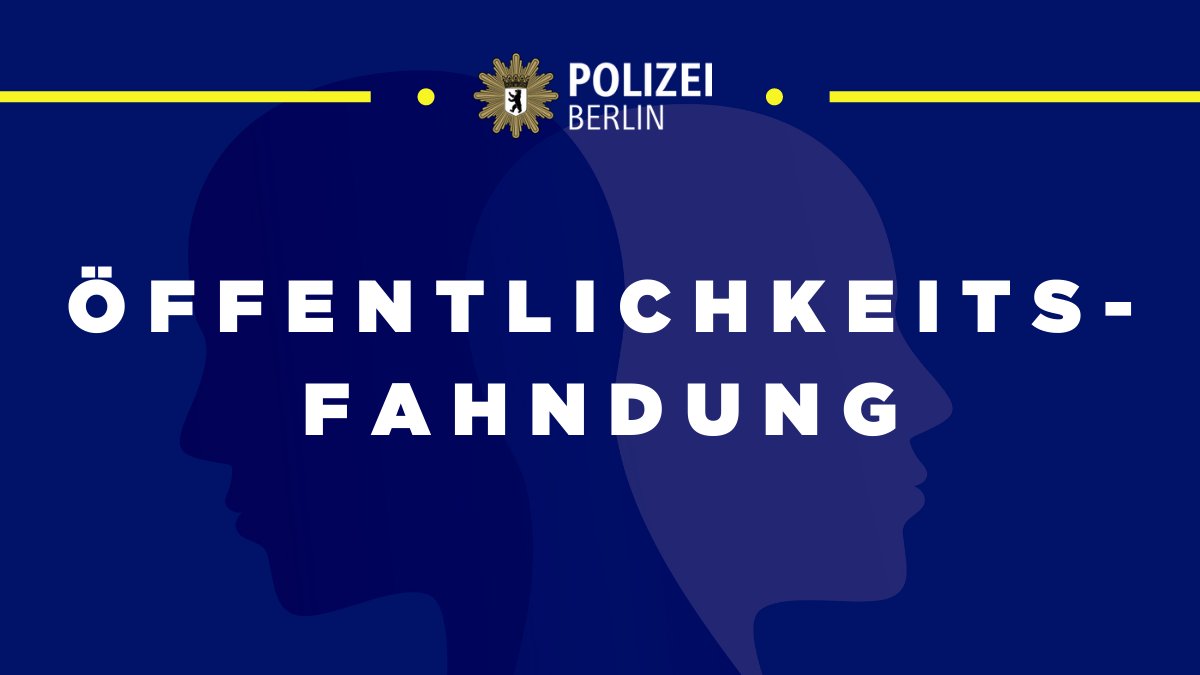 Polizei Berlin (@polizeiberlin) on Twitter photo #Fahndung
Mit Fotos sucht unsere #Dir2 einen Mann, der am 05.12.2022 eine 64-jährige Frau am U-Bhf. Friedrichstr. in #Mitte mit der Faust ins Gesicht geschlagen haben soll.
☎️ (030) 4664-228700
📩 dir2a28wache@polizei.berlin.de
Infos & Fotos:
berlin.de/polizei/polize…
^tsm #Fahndung
Mit Fotos sucht unsere #Dir2 einen Mann, der am 05.12.2022 eine 64-jährige Frau am U-Bhf. Friedrichstr. in #Mitte mit der Faust ins Gesicht geschlagen haben soll.
☎️ (030) 4664-228700
📩 dir2a28wache@polizei.berlin.de
Infos & Fotos:
berlin.de/polizei/polize…
^tsm