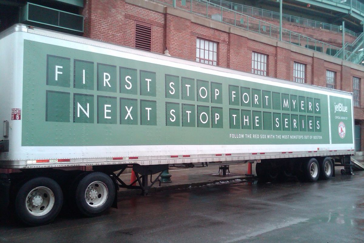 GOOD MORNING Redsox Nation! 
It's truck day 2023! Regardless of what has happened over these last few months, anything can happen over these next few months! Here's to another season of #Redsox baseball! #DirtyWater #LGRS #TruckDay