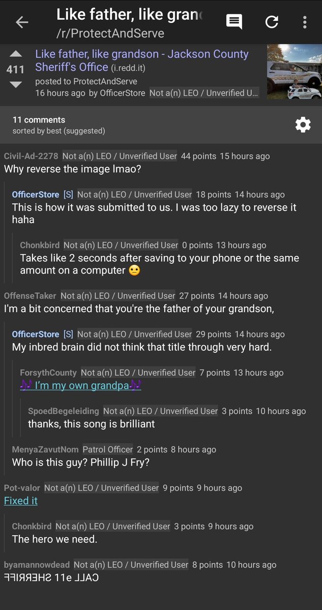 Found on Cop subreddit 
r/ProtectandServe. Who's the one's grooming kids now?
#ACAB #nogoodcops #braindeadpolice