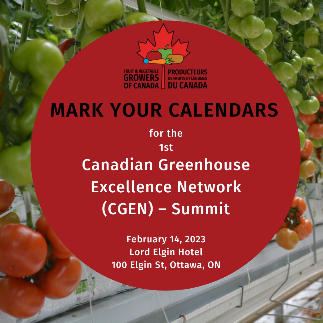 FVGC_PFLC's tweet photo. It's not too late to register for the #CGENSummit and lobby day, Feb 14-15 in Ottawa. Registration has been extended until Feb 8th! #Greenhouseveg growers this is your chance to contribute to the conversation! Registration is free 👉https://t.co/gYPaYpdfIm https://t.co/fRtkEoevea