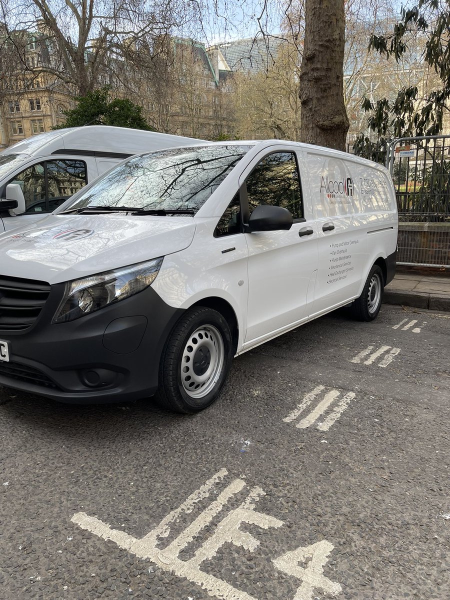 Our new full electric van is now on the road. #goinggreen