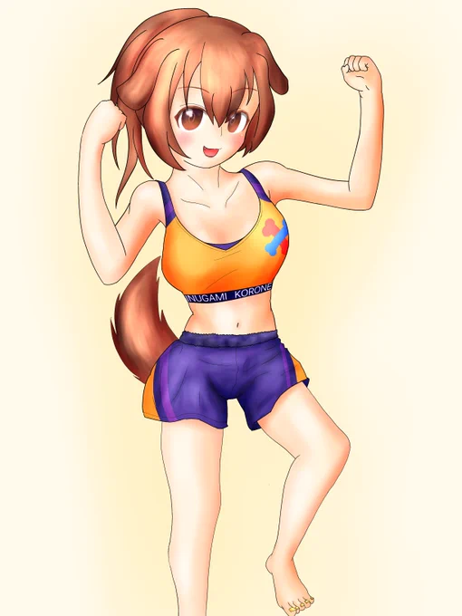 ころさん一ヶ月チャレンジ3日目!!スポーティころさん!#できたてころね 