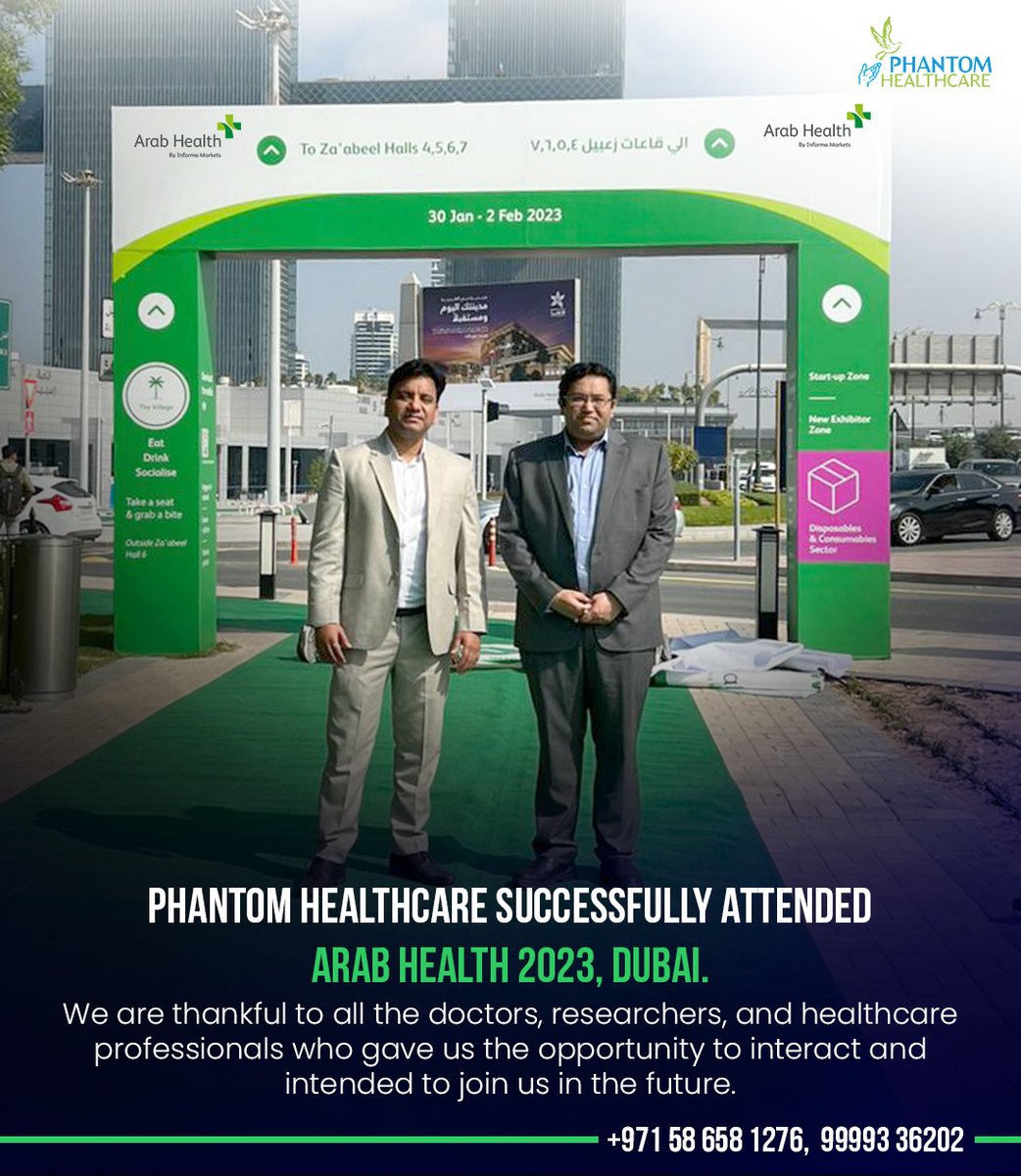 We are Strengthening our Global Presence.

PHANTOM HEALTHCARE SUCCESSFULLY ATTENDED ARAB HEALTH 2023, DUBAI. 

#ArabHealth #ArabHealth2023 #dubai #uae #dubaihealth #uaehealth #phantomhealthcare #phantom #exhibition #conference #medicalexhibition #medicalconference #medicalevent