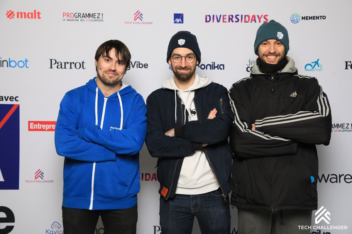 ClementAvenel's tweet image. 🥳Théo, Alexandre et moi-même, de la team @squadracer, terminons respectivement 11ème, 73ème et 67ème du #TechChallenger 2023.

Merci pour l&apos;orga du concours et pour la soirée.
Bravo aux #devs qui se sont challengés !

À l&apos;année prochaine @TechChallenger_ ? 👋