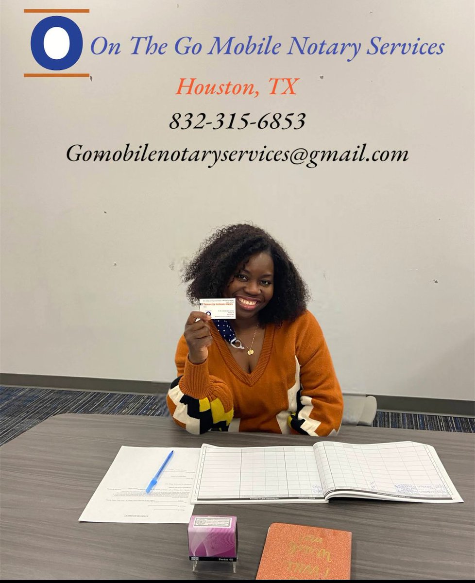 OnTheGoMobileN1's tweet photo. I'm that Notary chick! I do not get paid by the hour.i get paid for the value I bring to the hour.
#mobilenotaryservice #notaryservice #chick #BlackHistoryMonth #BlackOwned #blackownedbuinucess #FolloForFolloBack https://t.co/tBIipxxkOp