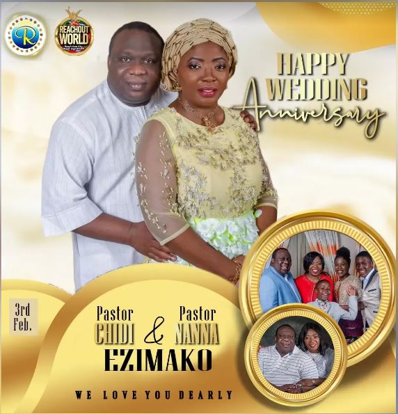 cephzone2's tweet photo. HAPPY WEDDING ANNIVERSARY!
The entire leadership and brethren of Christ Embassy Port Harcourt Zone 2 heartily felicitate with our Zonal Director, the Highly Esteemed Pastor Chidi Ezimako and his lovely wife, the Esteemed Pastor Nanna Ezimako on their wedding anniversary today.
💐 https://t.co/GXsoxt81xY