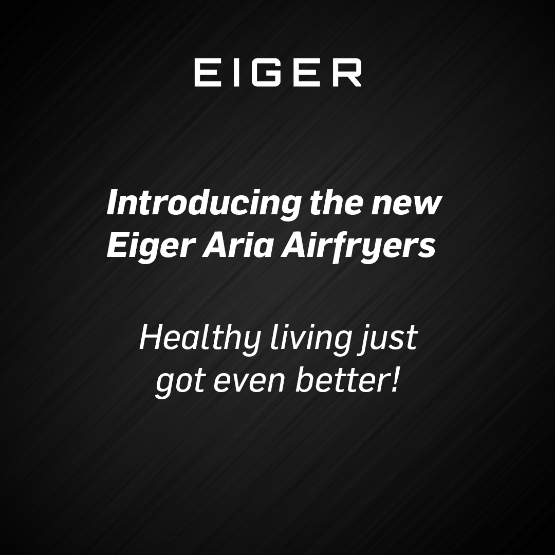 EigerLiving's tweet photo. Healthy living just got even better! 🤩

Check out the new Eiger Aria Digital Airfryers at Game Stores and Makro SA 🫰🏾

#Eiger #EigerLiving #HealthyLiving #Airfryers #KitchenAppliances #HomeAppliances #Kitchenware #Cooking #AirfryerCooking #HealthyMeals https://t.co/5Zft7KVWL0