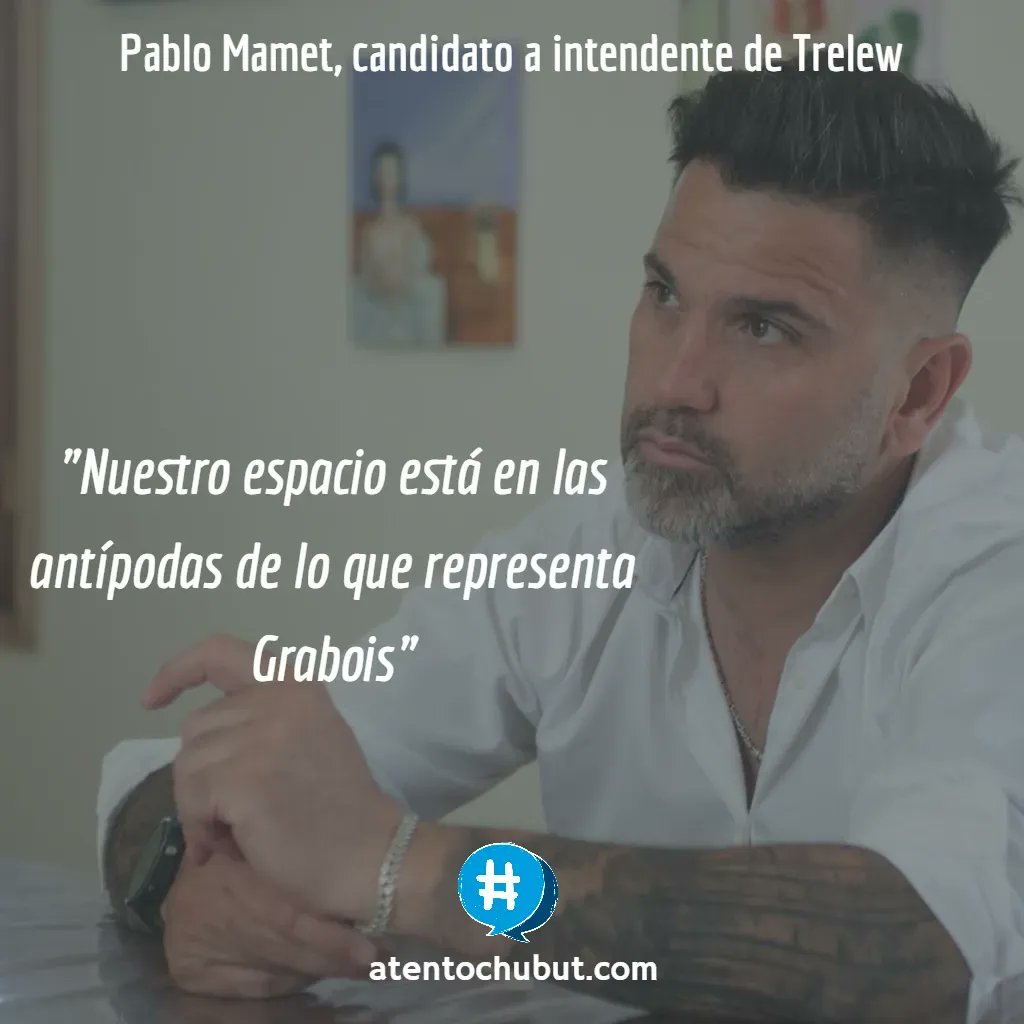 Lo dijo Pablo Mamet (<a href="/MametPablo/">Pablo Mamet</a>), candidato a Intendente de Trelew. "El modelo de política que representan tanto Grabois, como Prudente y el MTE, demostró ser un fracaso y no es lo que queremos para Trelew. El asistencialismo no puede ser el motor de desarrollo de una ciudad".