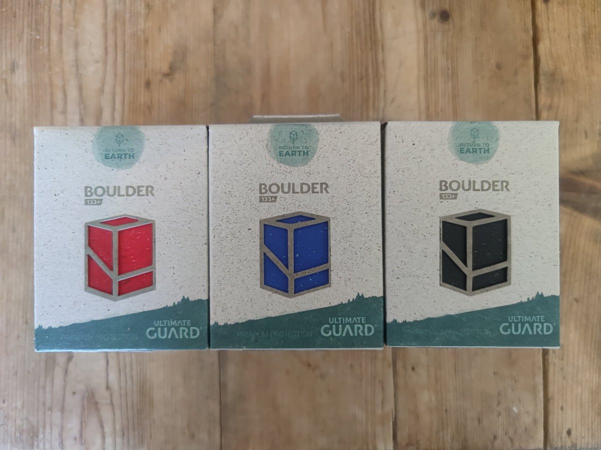 val_pl_mafr's tweet photo. On a reçu les nouveaux Boulder "Retrun to Earth" de chez @UltimateGuard en taille 133+ pour les amoureux du Commander Double sleevé !

L'un des 3 est gagné !

RT + Like + Follow pour tenter de gagner le nouveau Boulder

Bonne chance a tous 🔥 https://t.co/G68uSXHWl8
