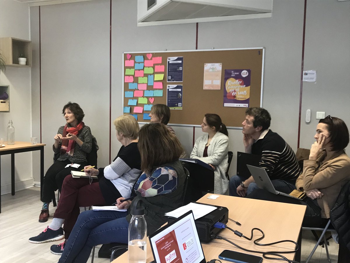 Présentation du statut #CAPE pour tester son projet d’activité avec ⁦<a href="/envolys/">Couveuse AUXIME Envolys</a>⁩ auprès de @co naissance notre partenaire.   #CAE