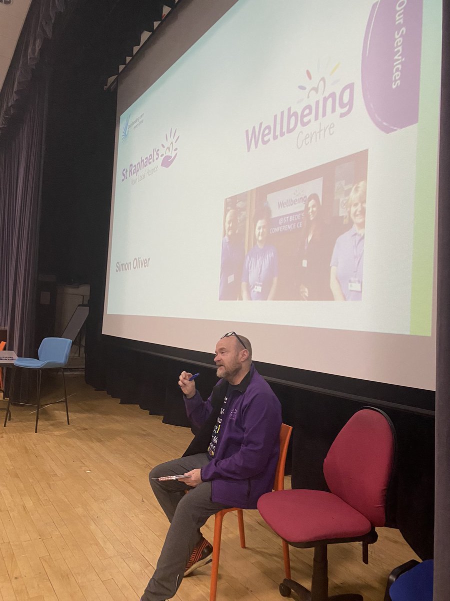 Estelley77's tweet photo. Great to hear about the wonderful services at @St_Raphs #WellbeingCentre , highlight on their new initiative #CompassionateNeighbours ,with Simon Oliver at the monthly #CNSCommunityofPractice led by Macmillan Lead Cancer Nurse @jennymon999 #WorkingTogether  #Merton #Sutton https://t.co/tQhmxH6wyq