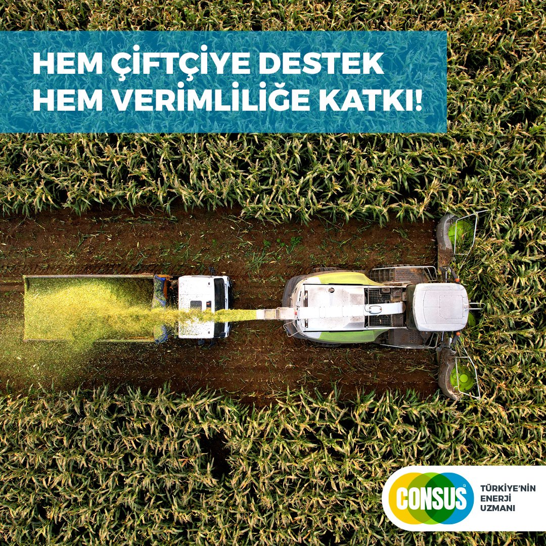 Consus Enerji, hasat sonrası çiftçilerin tarlalarında kalan ve kullanım alanı bulunmayan tarımsal artıkları, biyokütle elektrik santrallerinde enerjiye dönüştürüyor.

Çiftçilere üretim maliyetleri açısından destek olurken, tarımsal sürdürülebilirliğe de katkı sağlıyor.